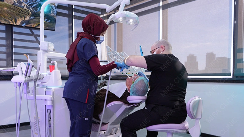 routine dental care and oral health attention